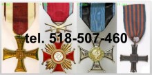 Kupię stare ordery, medale, odznaki, odznaczenia tel.518-507-460