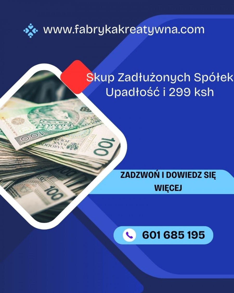 Skup zadłużonych spółek - bezpiecznie i legalnie