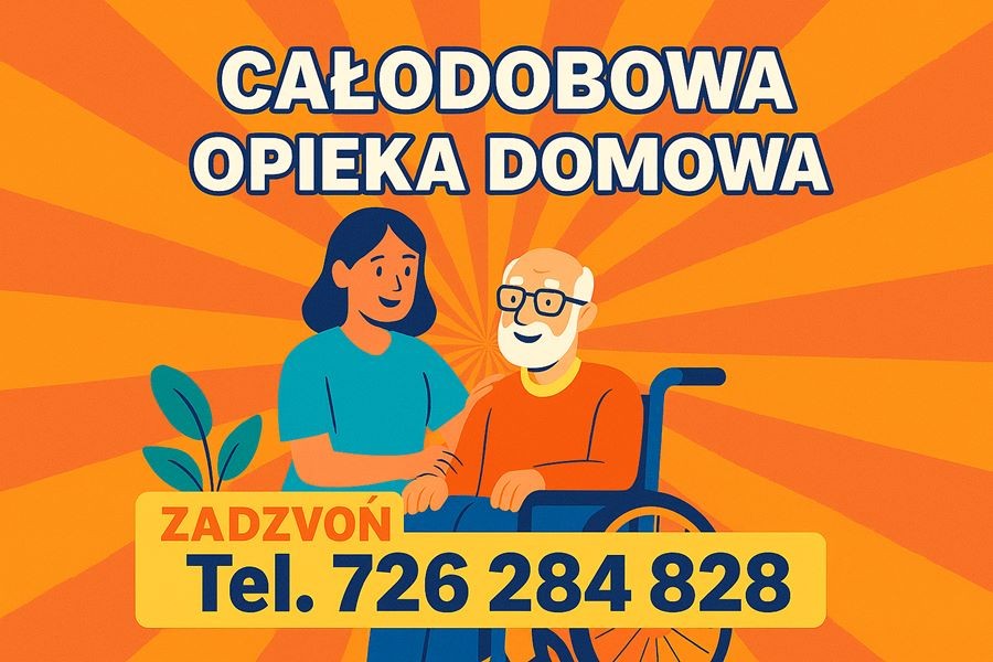 Profesjonalna opieka 24/7 dla seniorów i osób z niepełnosprawnościami Suwałki i okolice, z zamieszka