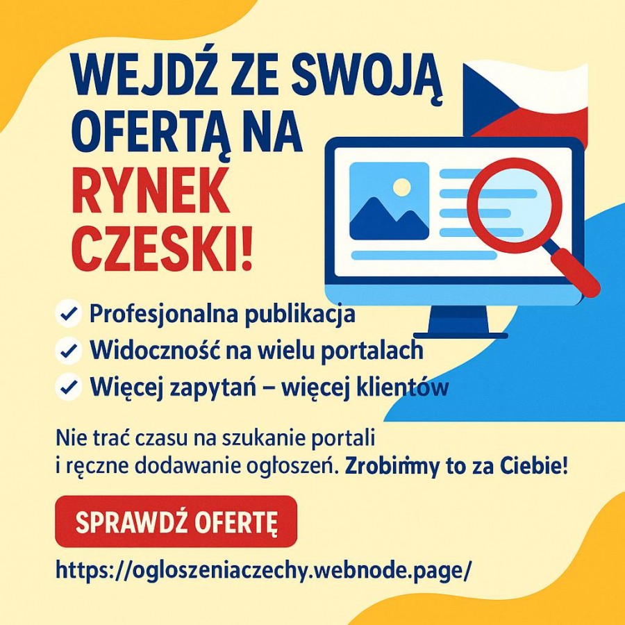 Reklama w Czechach - publikacja ogłoszeń na czeskich portalach