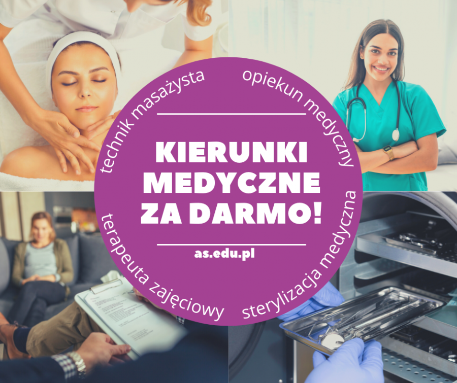 Kierunki Medyczne - nauka za 0zł od lutego!