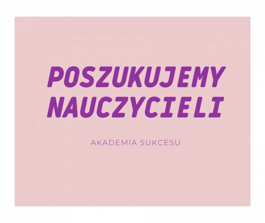 Poszukujemy nauczyciela na kierunku Masażysta