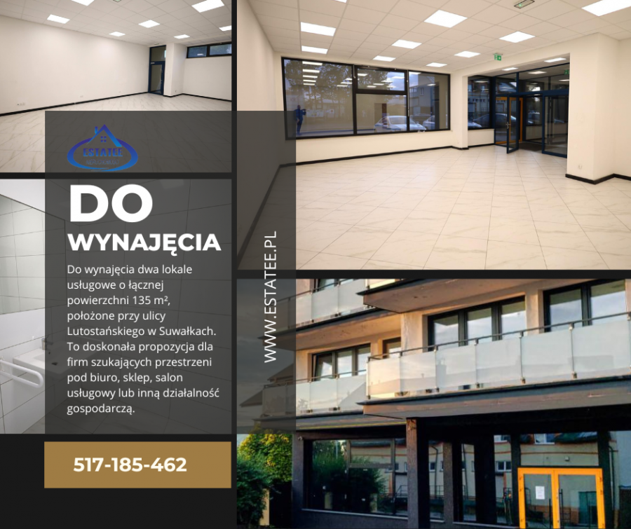 Lokal usługowy na wynajem – ul. Lutostańskiego, Suwałki