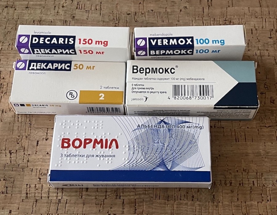 Sprzedam preparaty przeciwpasożytnicze, odrobaczanie