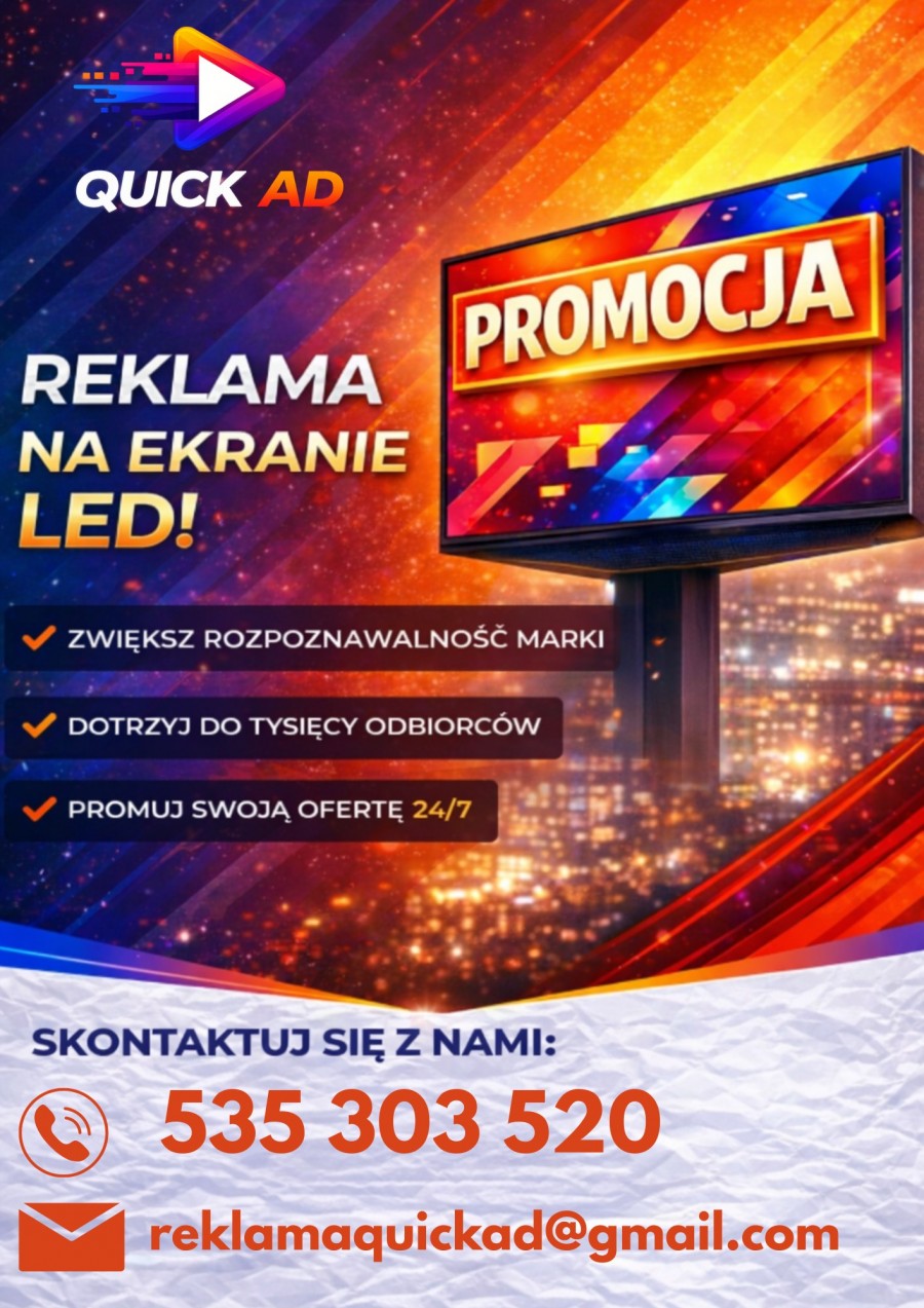 Postaw na reklamę LED i przyciągnij uwagę 24/7!