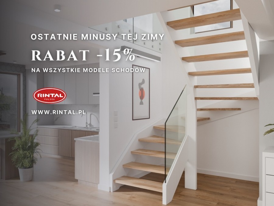 -15% na schody na wymiar.