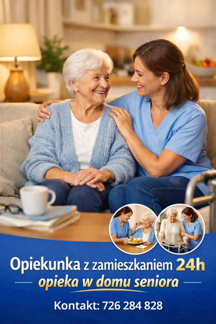 Szukasz opieki dla bliskiej osoby starszej? Opieka 24h w domu