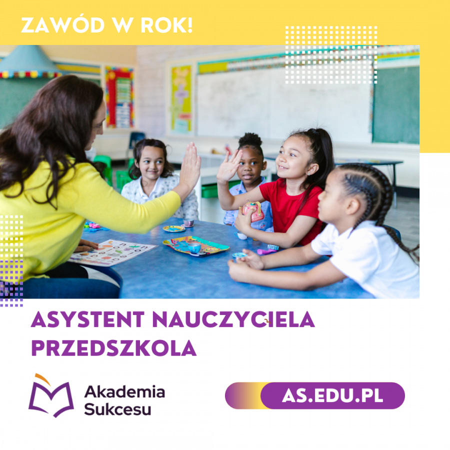 Zostań Asystentem Nauczyciela Przedszkola!