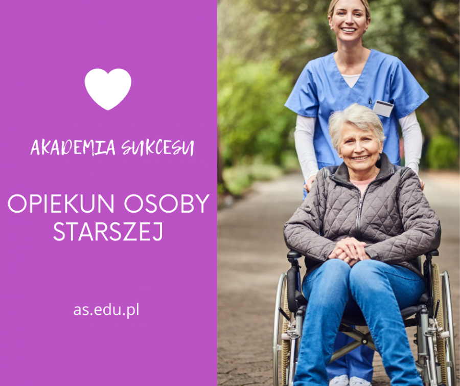 Opiekun Osoby Starszej - nauka za darmo! 