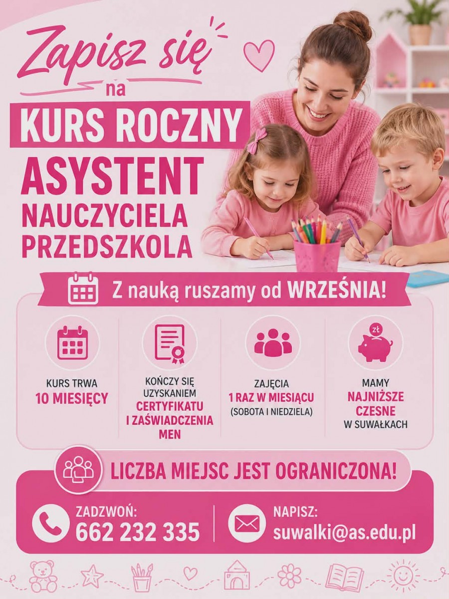 Asystent Nauczyciela Przedszkola! 