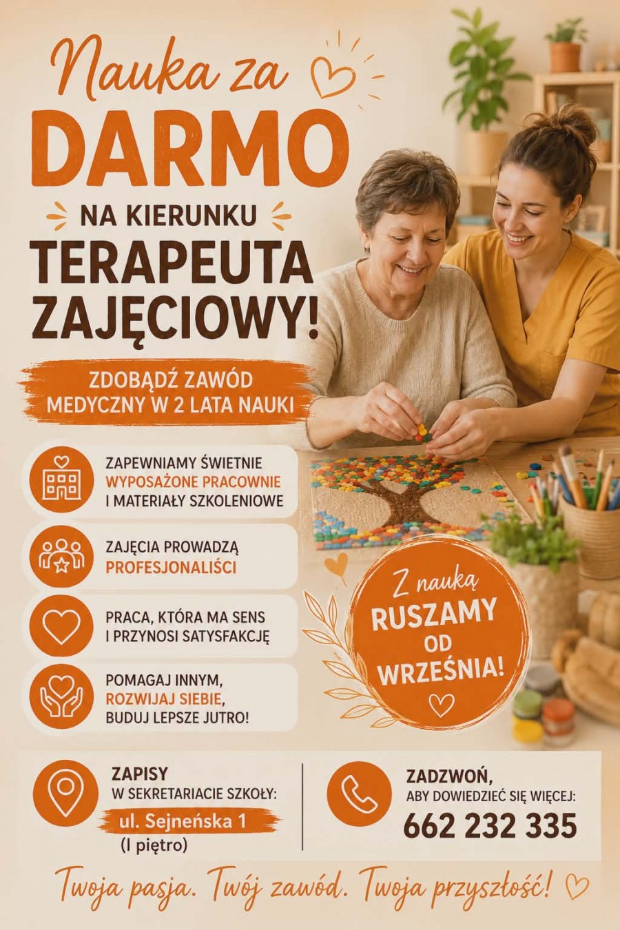 TERAPEUTA ZAJĘCIOWY - NAUKA ZA DARMO!
