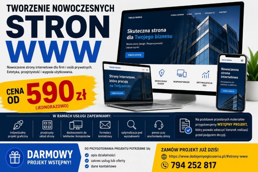 TANIE STRONY WWW // ZOBACZ PRZED DECYZJĄ