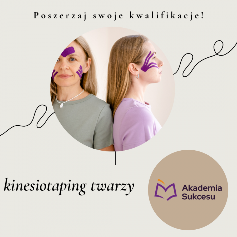 Kinesiotaping twarzy – KURS ZAWODOWY!