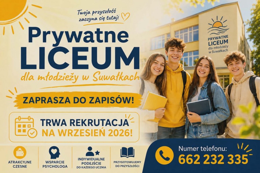 Prywatne liceum dla młodzieży! 