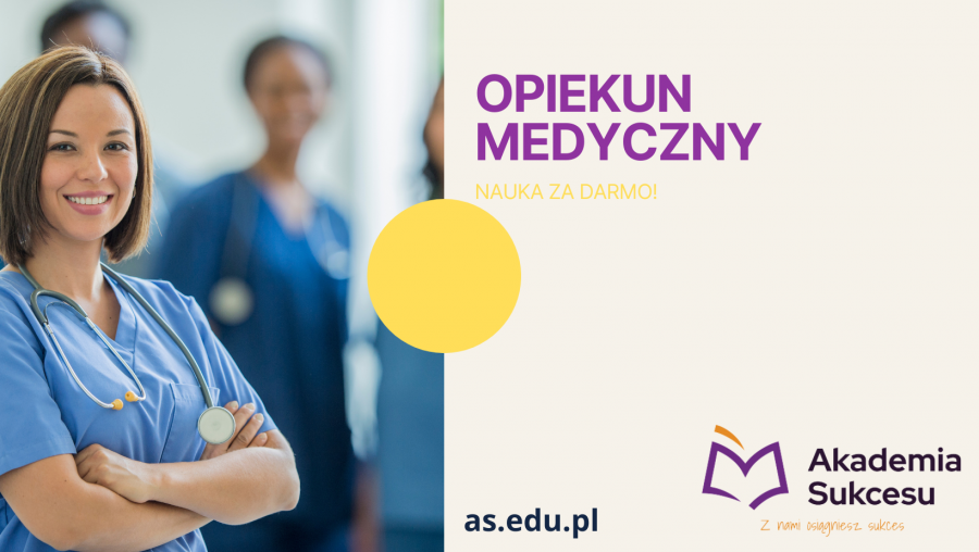 OPIEKUN MEDYCZNY- BEZPŁATNY KIERUNEK!