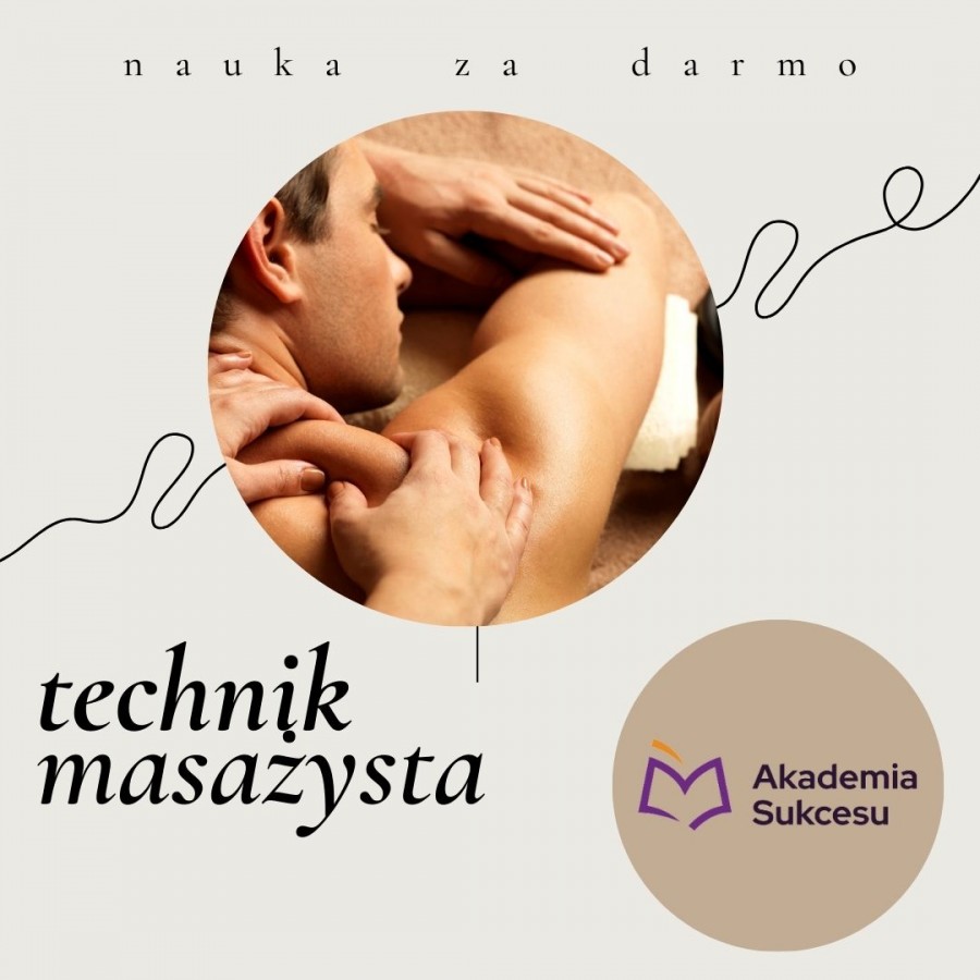 Technik Masażysta - nauka od września!