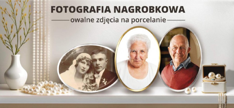 Zdjęcia na pomnik porcelanowe od fotografa