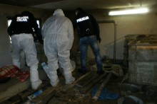 Domowa bimbrownia koło Bargłowa Kościelnego [zdjęcia]