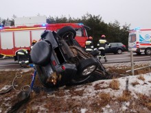 Atak epilepsji przyczyną kolizji na krajowej Ósemce [zdjęcia]