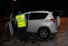 Podejrzana toyota zatrzymana w Nowince