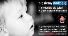 Stypendia dla rodzin dzieci w ciężkim stanie klinicznym