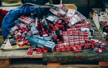 Zatrzymania przemytników papierosów [zdjęcia]