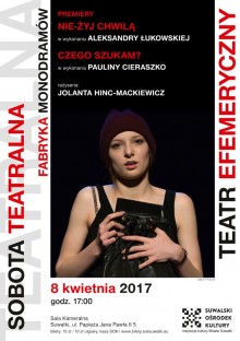 Wieczór Premier. Sobota Teatralna w Suwalskim Ośrodku Kultury KONKURS