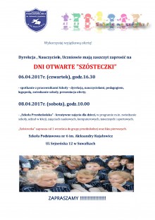 Dni otwarte w Szkole Podstawowej nr 6