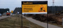 Budowa obwodnicy Suwałk - zamknięta droga na Białą Wodę