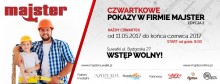 Czwartkowe pokazy w firmie Majster już w maju