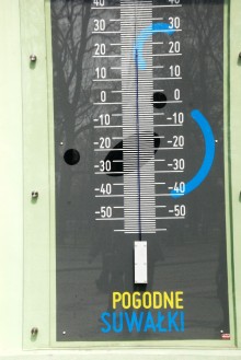 Suwałki. Największy termometr w Polsce czeka przeprowadzka