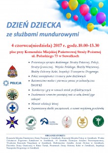 Dzień Dziecka ze służbami mundurowymi