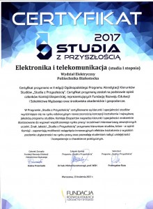 Elektronika i telekomunikacja - Studia z Przyszłością 2017