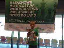 Szachy. Suwalczanin mistrzem województwa 6-latków