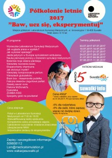 Baw, ucz się, eksperymentuj. Półkolonie w Laboratorium Symulacji Medycznych