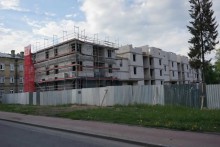 Suwałki. Pierwszy blok TBS już w stanie surowym