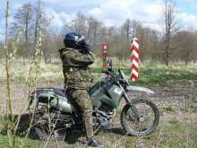Pogranicznicy doskonalą jazdę motocyklem [zdjęcia]