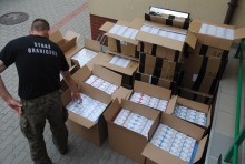 Sejny. Opel wypełniony kontrabandą wartą 200 tys. złotych