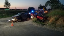 Wypadek w Rudnikach koło Raczek. Trzy osoby ciężko ranne