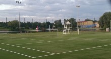 Dla miłośników białego sportu. Dwa nowe korty tenisowe na zalewem Arkadia [zdjęcia] 