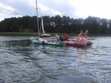 Kolejna akcja ratunkowa WOPR i policji na Wigrach 