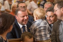 Puńsk. Premier Litwy dziękuje władzom powiatu i gratuluje Litwinom w Polsce 