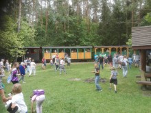 Wykolejenie wagoników kolejki i wypadek w Bachanowie