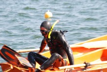 Najlepsi nurkowie z Augustowa i Suwałk. Mistrzostwa Strażaków – Płetwonurków [zdjęcia]