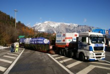 7 dni podróży bożonarodzeniowej choinki z Lasów Państwowych na Plac św. Piotra w Watykanie [zdjęcia]