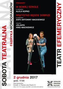 W nowej szkole i Wszystko będzie dobrze. Wieczór premier w Fabryce Mondramów