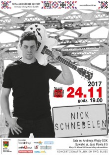 Koncert Nicka Schnebelena w Suwałkach. Konkurs