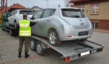 Z Litwy też przemycają samochody. Pokusili się na elektryczne cacko 