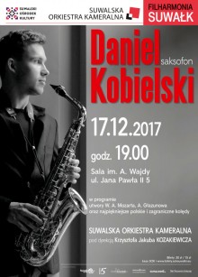 Filharmonia Suwałk: Saksofonowa magia świąt. KONKURS