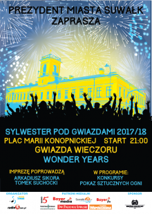 Sylwester pod chmurką w Suwałkach. Gwiazdą będzie Wonder Years